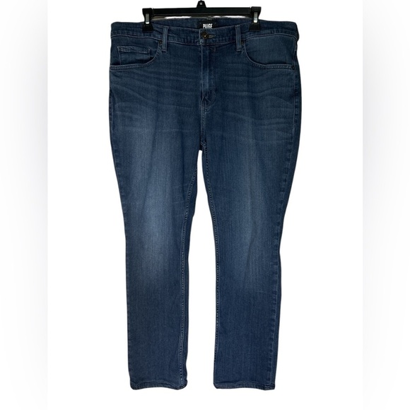 PAIGE Other - PAIGE Federal Blakely Blue Straight Jeans with Subtle Fading Sz 38